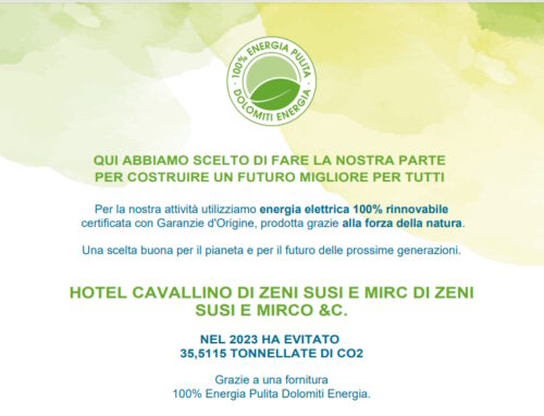 Cavallino Lovely Hotel usa energia pulita